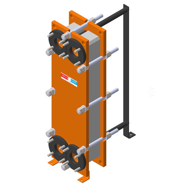 Пластинчатый разборный теплообменник Теплохит ТИ 18 (ДУ 50/65) – фото внешнего вида