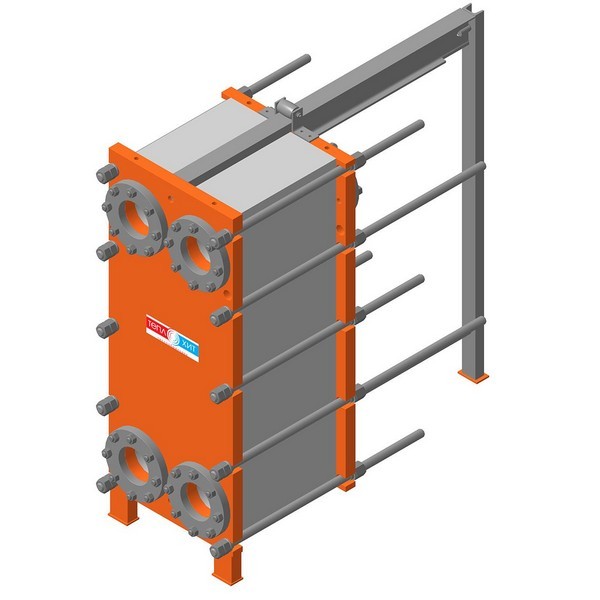 Пластинчатый разборный теплообменник Теплохит ТИ 26 (ДУ 100) – фото внешнего вида
